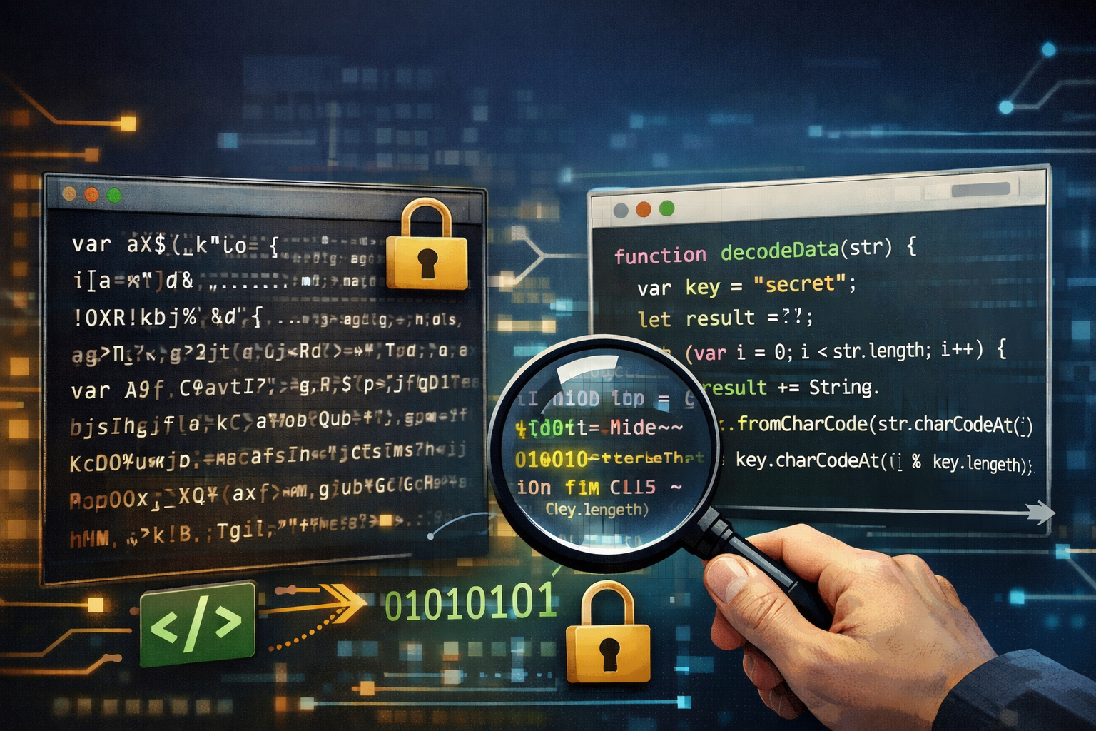 Recognizing JavaScript Obfuscation: A Deobfuscation Primer