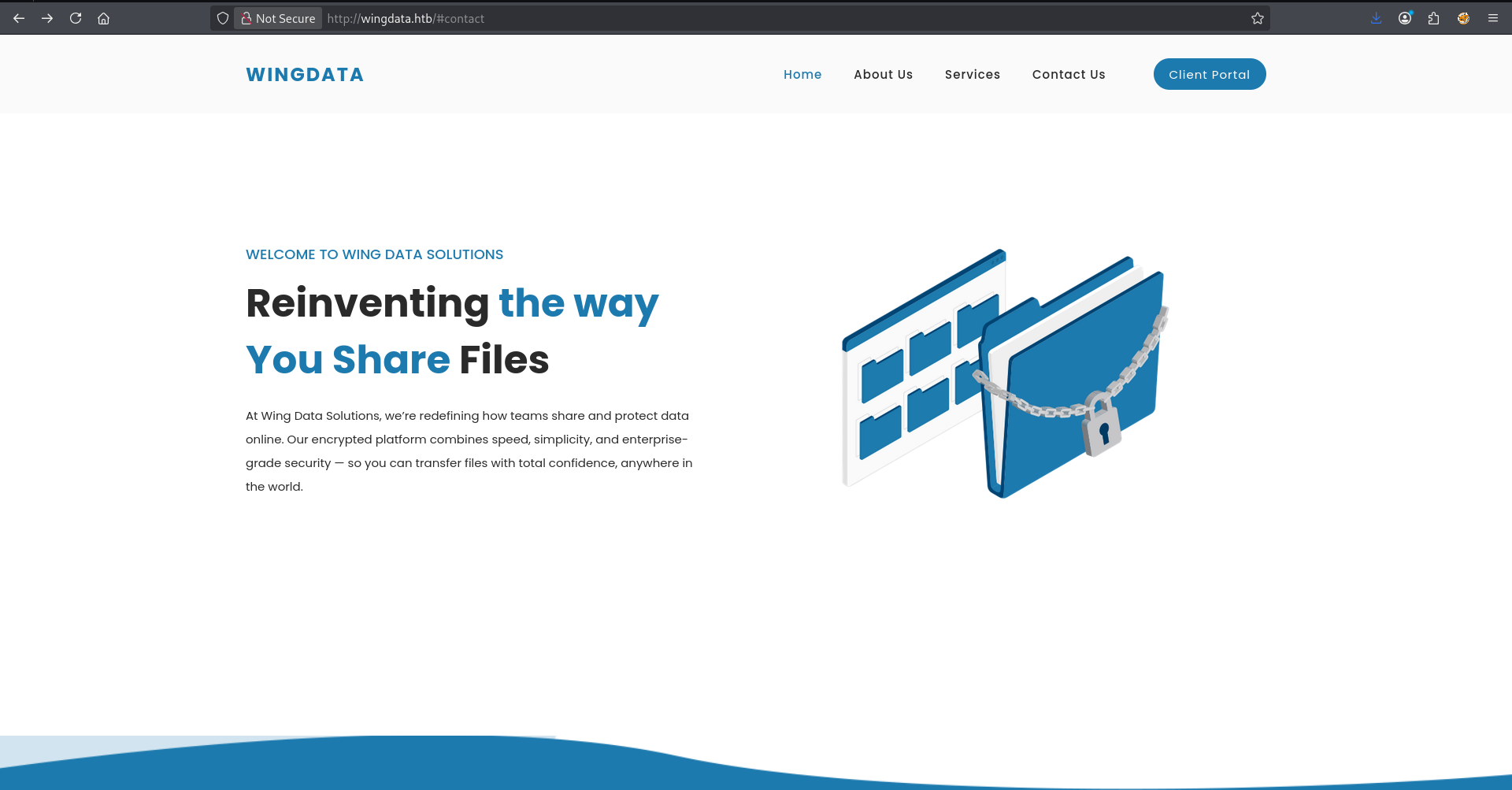 WingData landing page